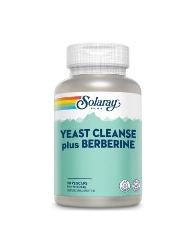 Yeast Cleanse & Berberine - 90 Vegcaps de Solaray