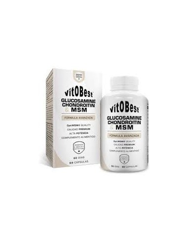 Glucosamina + Condroitina + Msm 60 Caps de Vit.O.Best
