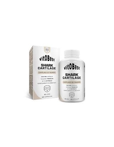 Cartílago de Tiburón 60 Caps Vit.O.Best  Salud Articular