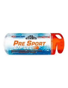 Gel Pre Sport ATP Fresa 12 x 40g Vit.O.Best Energía y Rendimiento