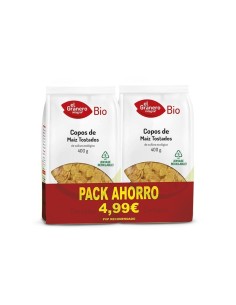 Pack 2 Copos De Maíz Tostado Bio, 2X400 G (011835) de El Granero Integral