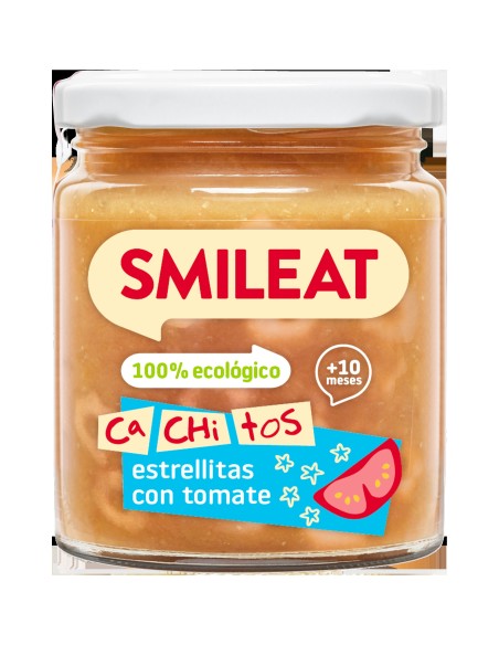 Tarrito Con Cachitos De Pasta Con Tomate 230 G Eco De Smilea