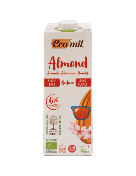 Bebida de Almendra Nature sin Azúcar Ecomil – Salud Natural