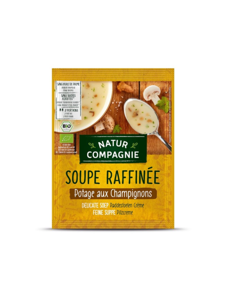 Crema de Champiñones Bio 40g Natur Compagnie – Sabor Natural