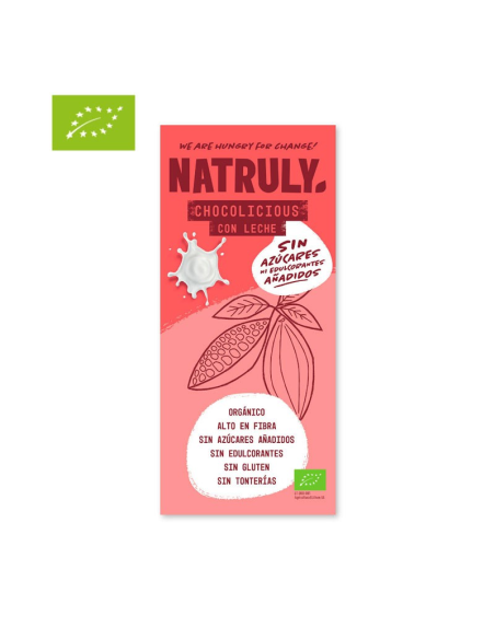 Chocolate Con Leche Bio 85 G de Natruly