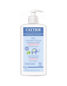 Gel Baño Bebe Cabello/Cuerpo 500 Ml de Cattier 2