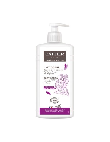 Leche Corporal Hidratante Cattier 500ml  Piel Suave y Nutritiva