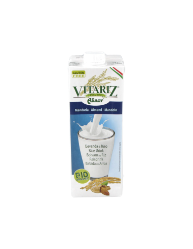 Bebida Vegetal De Arroz Con Almendra 1Lt. Bio Sg Vitariz