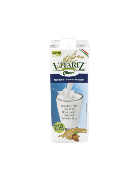 Bebida Vegetal De Arroz Con Almendra 1Lt. Bio Sg Vitariz