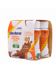 Meritene Fuerza y Vitalidad Drink Chocolate 4x125ml Pack