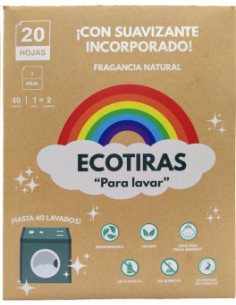 Ecotiras para Lavadora con Suavizante 40 Lavados de EcoTiras. 2