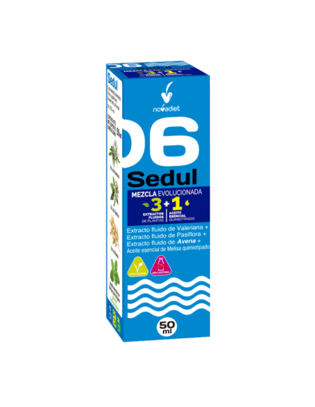 Pacote 3x2 Sedul+Óleo Essencial. Recipiente Melissa de 50 ml. da Novadiet