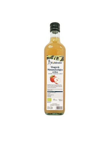 Vinagre de Manzana Sin Filtrar 750 ml de Biolabrador