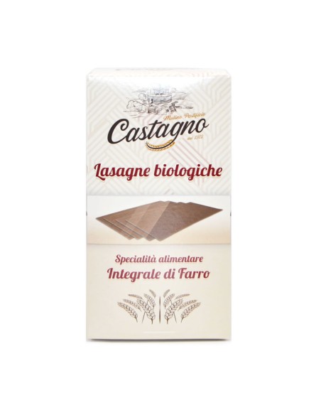 LASAÑA ESPELTA INTEGRAL 500 g de Castagno