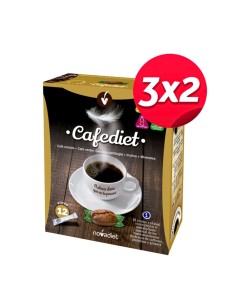 Pacote 3x2 Cafediet Container de 12 sticks de 4 g. por Novadiet