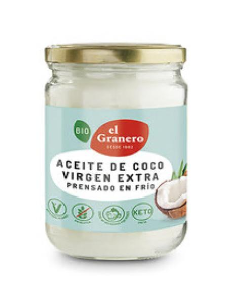 Aceite De Coco Virgen Extra Bio, 400 Ml de El Granero Integral