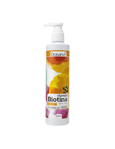 Champú Biotina y Aloe Vera para Cabello Seco 300ml Drasanvi