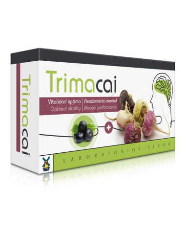 Trimacai 30 Cápsulas Tegor  Energía y Bienestar Natural