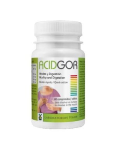 Acidgor Tegor 40 Cápsulas  Apoyo Digestivo Natural