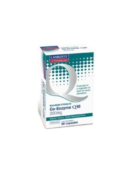 Coenzima Q10 200 mg 60 Caps de Lamberts