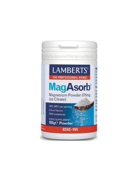 MagAbsorbÂ® Mag 375 mg (en polvo) 165 GR de Lamberts
