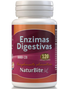 Enzimas Digestivas, 120 Comp.  de NaturBite