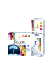 Pack Estresal 60 cap. + Melatonova 50 Ml de Noavadiet