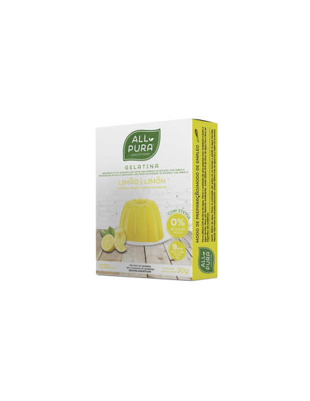 Pack 4x3 uds Gelatina Limon Stevia 15 Gr X2 de Dietme