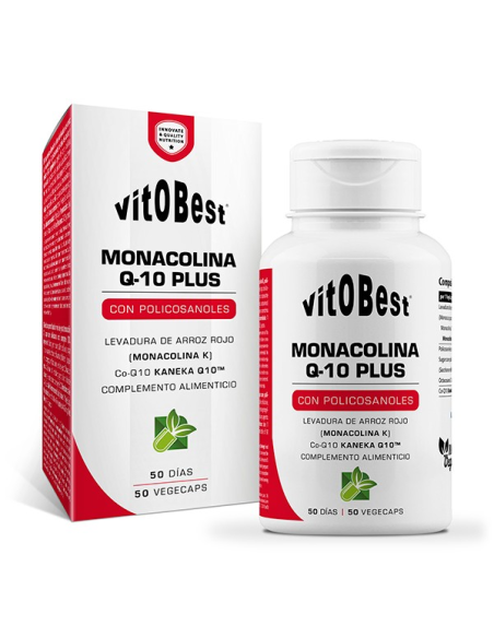 Monacolina + Q-10 Plus 50 Vegecaps de Vit.O.Best