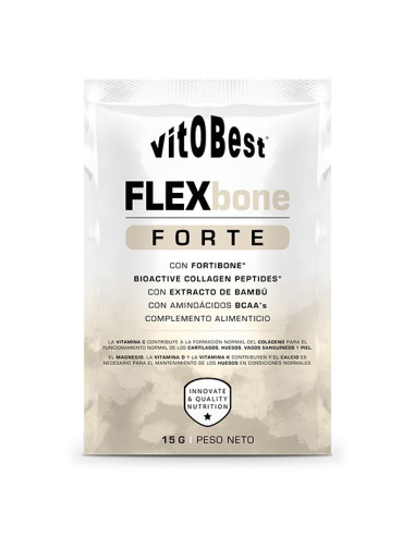 Flexbone Forte 15 G Vit.O.Best  22 Sobres para Salud Ósea