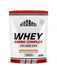 Whey Amino Chocolate Blanco 500g Vit.O.Best  Proteína Premium