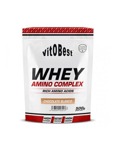 Whey Amino Chocolate Blanco 500g Vit.O.Best  Proteína Premium