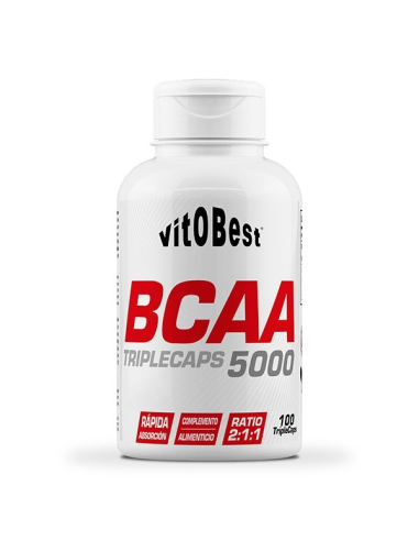 Bcaa 5000 Vit.O.Best - 100 Triplecaps para Energía y Recuperación