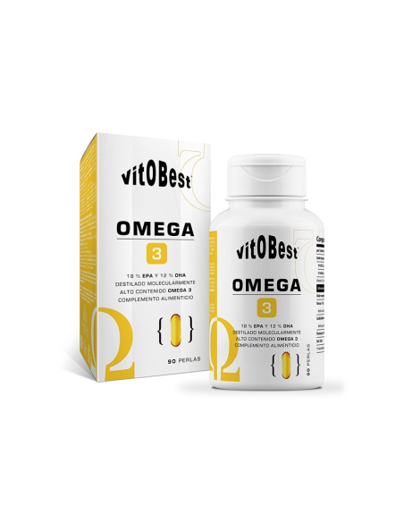 Omega 3 Vit.O.Best 90 Perlas  Salud Cardiovascular y Cerebral