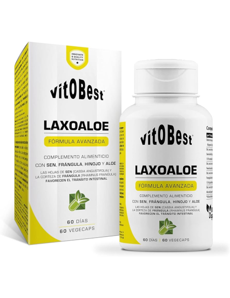 Laxo Aloe 60 Vegecaps Vit.O.Best  Salud Digestiva Natural