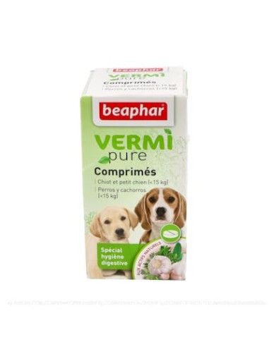 Beaphar Vermipure Antiparasi Interno Natural Perro Peq 50Com de Beaphar Vet