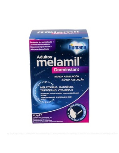 Melamil Dorminstant Adultos 24 Sbrs de Humana