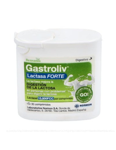 Bensania Gastroliv Lactasa Forte 30 Comp de Bensania
