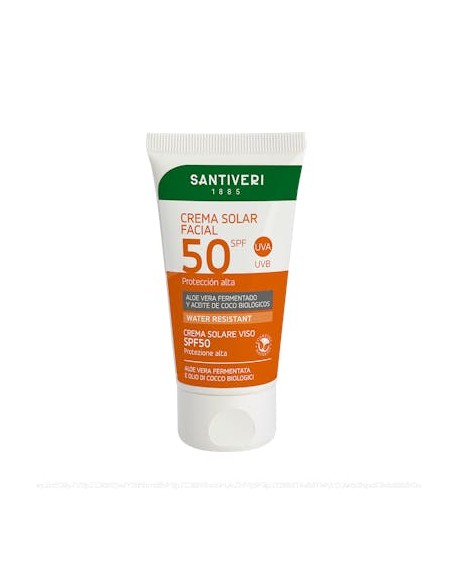 Crema Solar Facial Spf 50+ 50 Ml de Santiveri