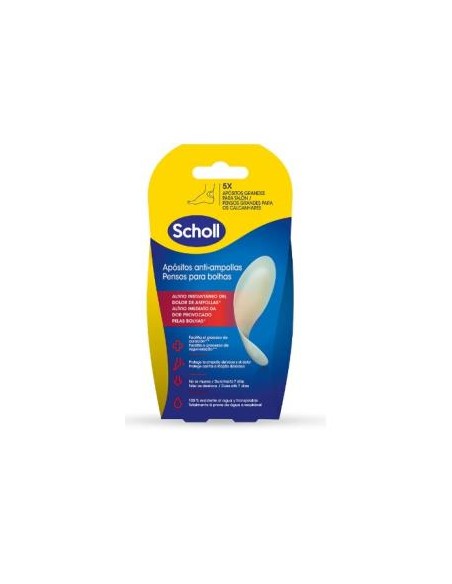 Scholl Apositos Anti Ampollas Grandes de Scholl