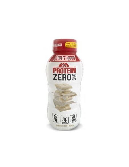Protein Zero Batido Chocolate Blanco 12X330Ml. de Nutrisport
