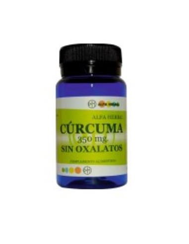 Curcuma 350 Sin Oxalatos 30Cap. de Alfa Herbal