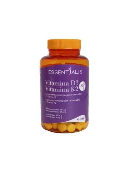 Essentialis Vitamina D3 Vitamina K2 180 Comp. de Heel