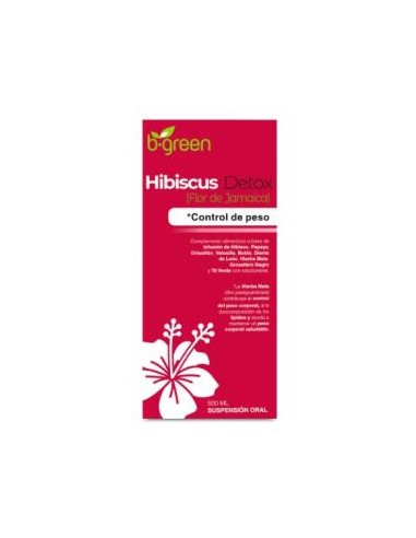 Hibiscus Detox 500Ml. de B.Green (Lab. Lebudit)