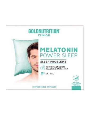 Melatonin Power Sleep 1,9Mg. 30Vcap. de Gold Nutrition