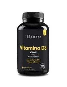 Vitamina D3 Con Ac. De Oliva 365Perlas de Zenement