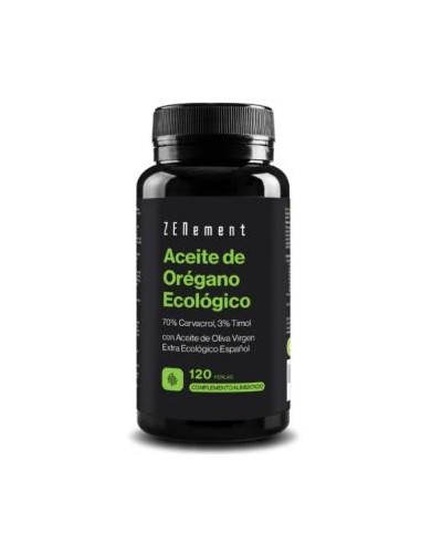 Óleo de orégano com Ac. Oliva 120 Pérolas Zenement