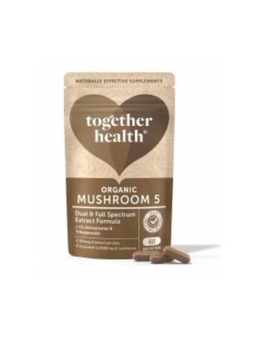 Complejo De 5 Hongos Organicos 60Cap. de Together