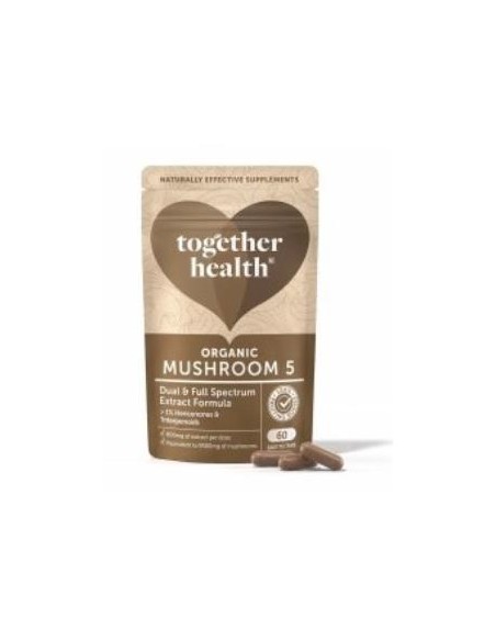 Complejo De 5 Hongos Organicos 60Cap. de Together