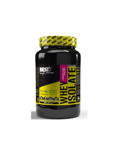 Whey Isolate Fresa Proteina 90% 1000 Gr de Best Protein